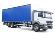 Car Hire Telford - 26 Tonne Curtain Side Truck - Truck hire Telford