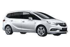 Car Hire Telford - Vauxhall Zafira 7-Seater - Minibus hire Telford